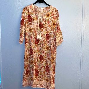 ⭐️ 3 for$25- Halife Vintage Ethnic Style Printed  Bohemian SZ L